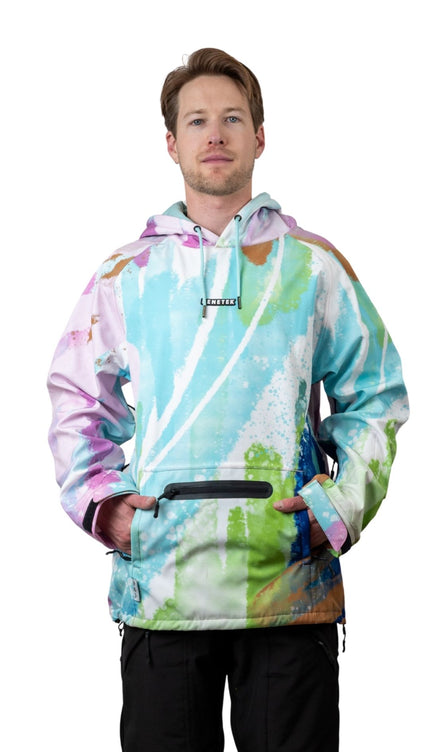 Exclusive Tech Hoodie: Vintage Tie-Dye