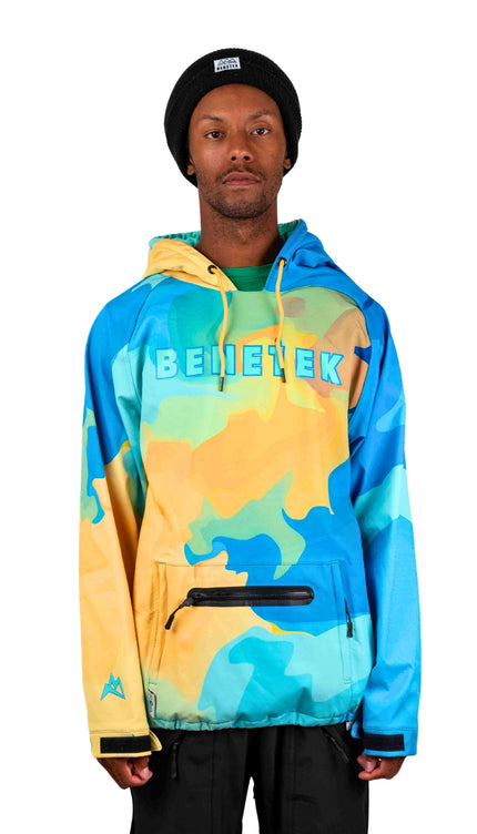 VIBE WATERPROOF TECH HOODIE: LIQUID PAINT 2.0