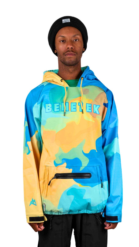 VIBE WATERPROOF TECH HOODIE: LIQUID PAINT 2.0