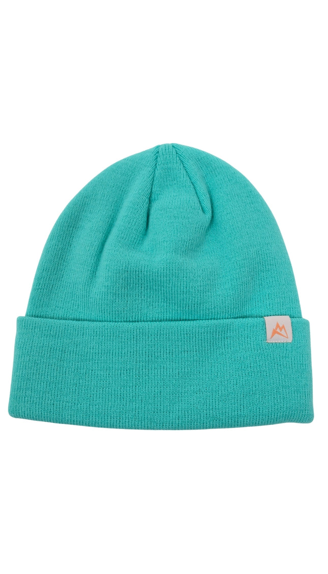 ACRYLIC BEANIE: AQUA