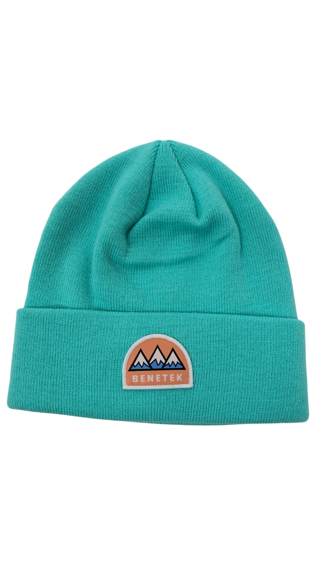 ACRYLIC BEANIE: AQUA
