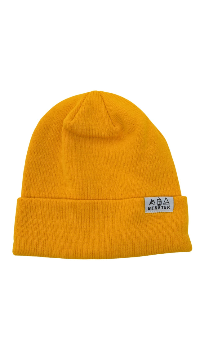 ACRYLIC BEANIE: TANGERINE