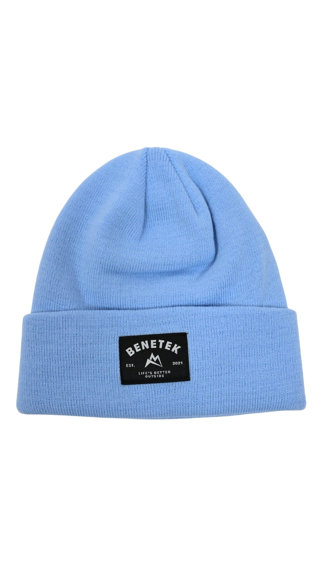 ACRYLIC BEANIE: LIGHT BLUE