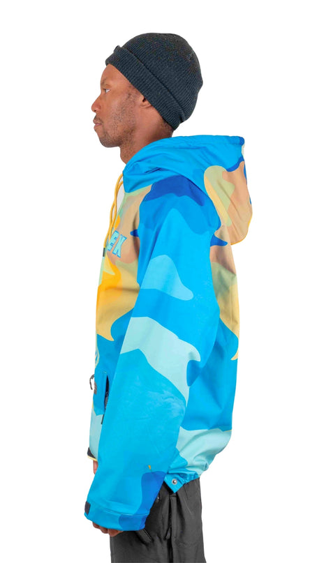 VIBE WATERPROOF TECH HOODIE: LIQUID PAINT 2.0