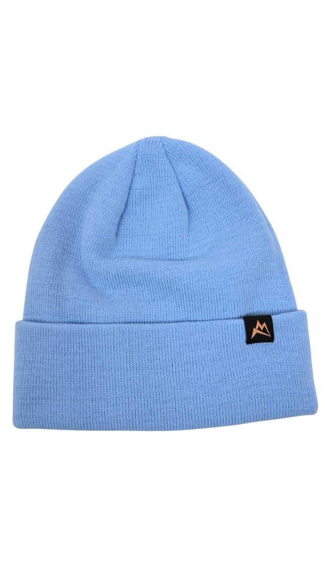 ACRYLIC BEANIE: LIGHT BLUE