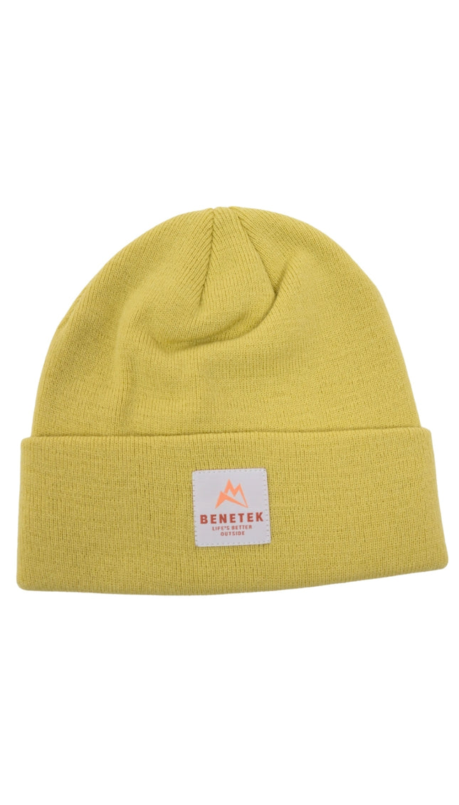 ACRYLIC BEANIE: BEIGE