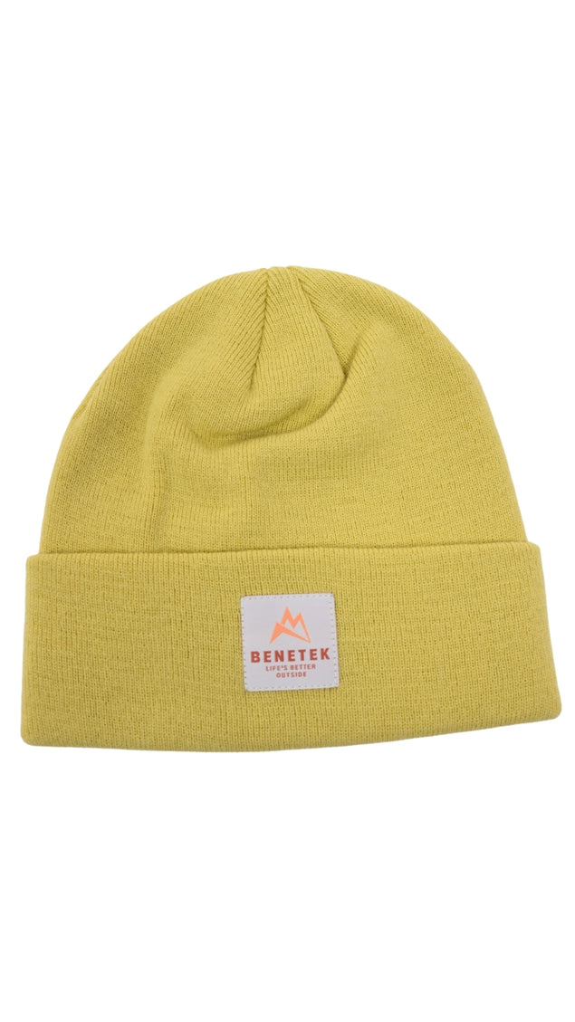 ACRYLIC BEANIE: BEIGE