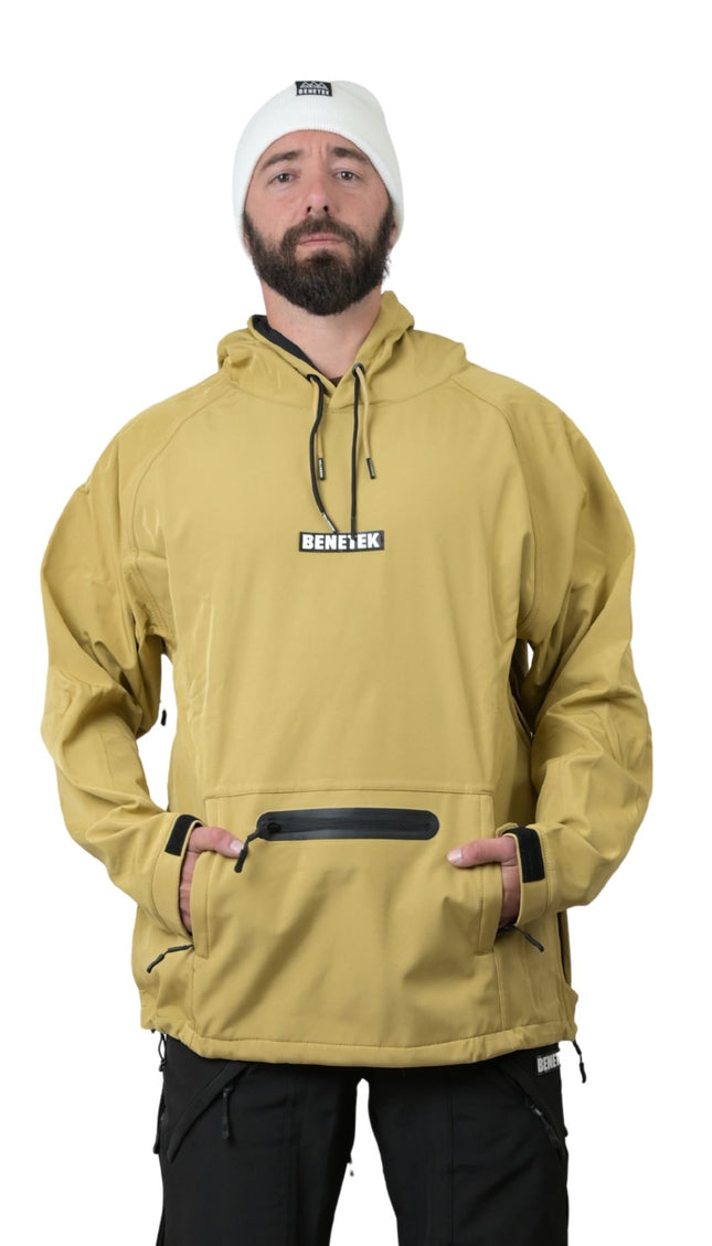 VIBE WATERPROOF TECH HOODIE: SANDSTORM