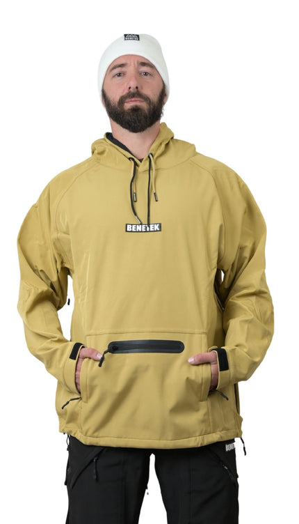 VIBE WATERPROOF TECH HOODIE: SANDSTORM