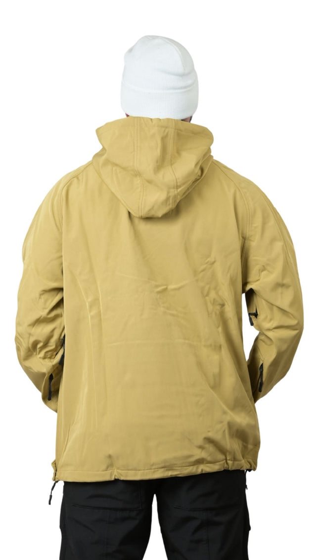 VIBE WATERPROOF TECH HOODIE: SANDSTORM