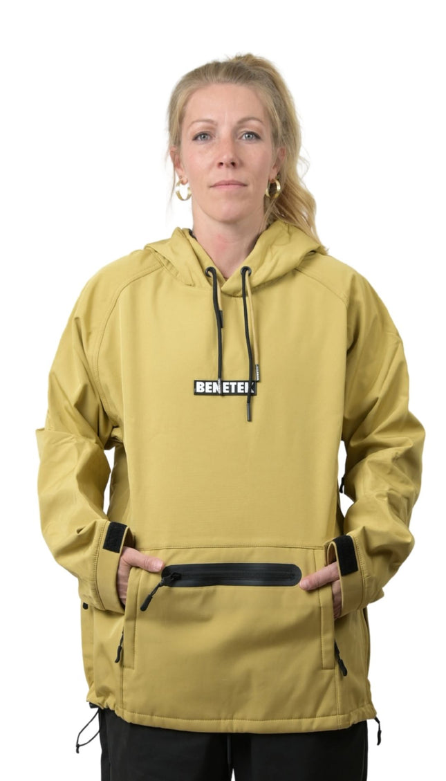 VIBE WATERPROOF TECH HOODIE: SANDSTORM