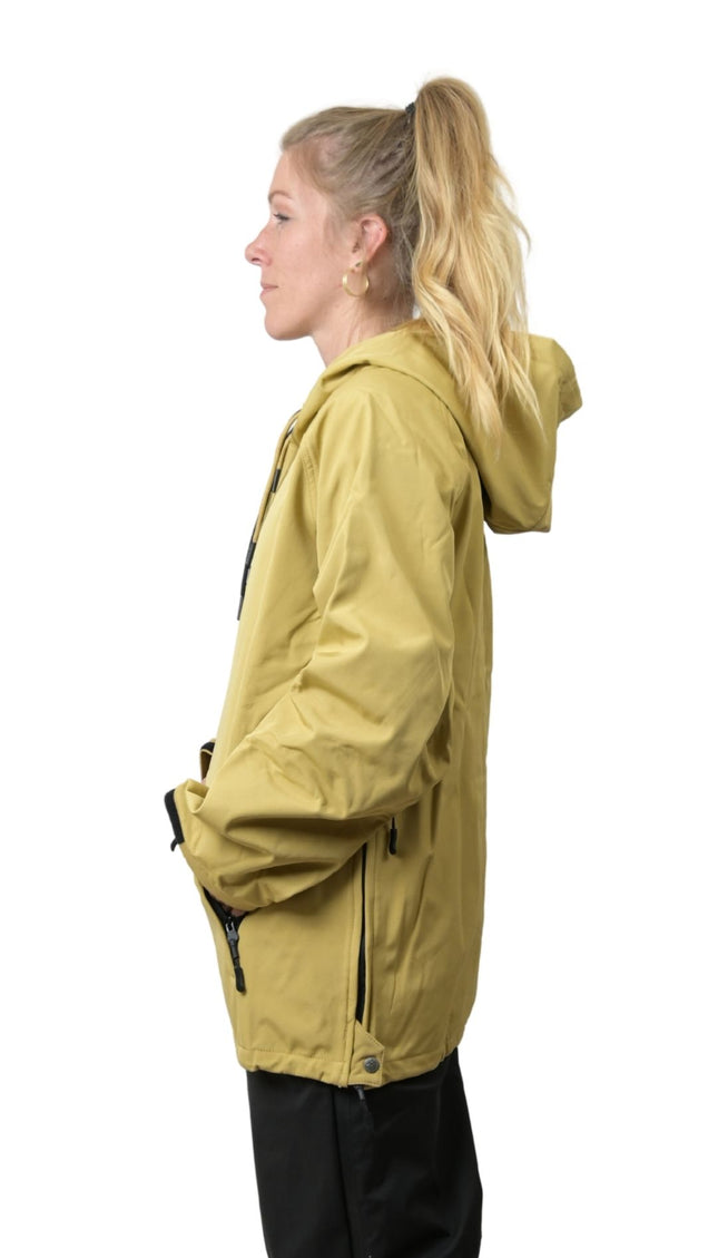 VIBE WATERPROOF TECH HOODIE: SANDSTORM