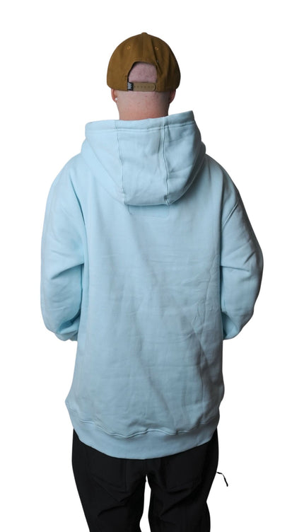 RIDING COTTON HOODIE: BABY BLUE