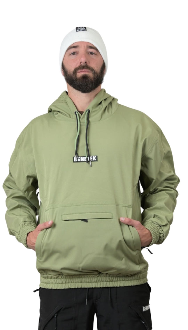FAM WATERPROOF RIDING HOODIE: ARMY GREEN