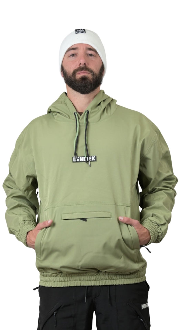 FAM WATERPROOF RIDING HOODIE: ARMY GREEN