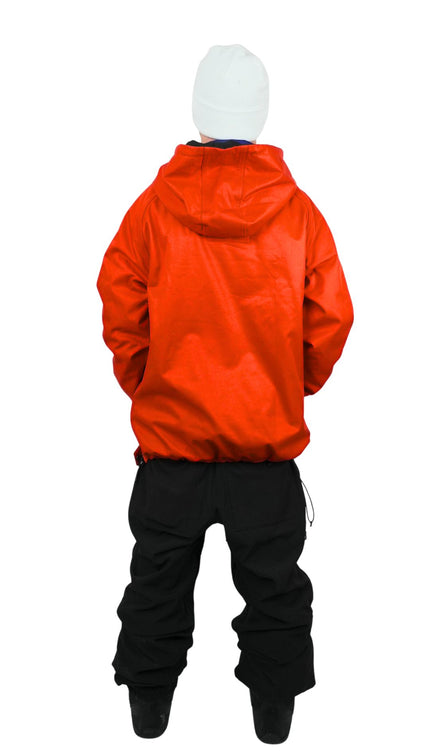 VIBE WATERPROOF TECH HOODIE: STOP SIGN RED