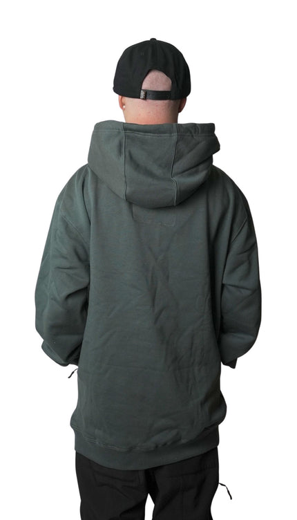RIDING COTTON HOODIE: TIMBER SLATE
