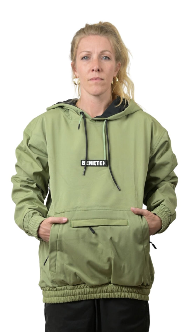 FAM WATERPROOF RIDING HOODIE: ARMY GREEN