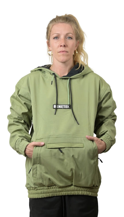 FAM WATERPROOF RIDING HOODIE: ARMY GREEN