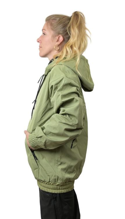 FAM WATERPROOF RIDING HOODIE: ARMY GREEN
