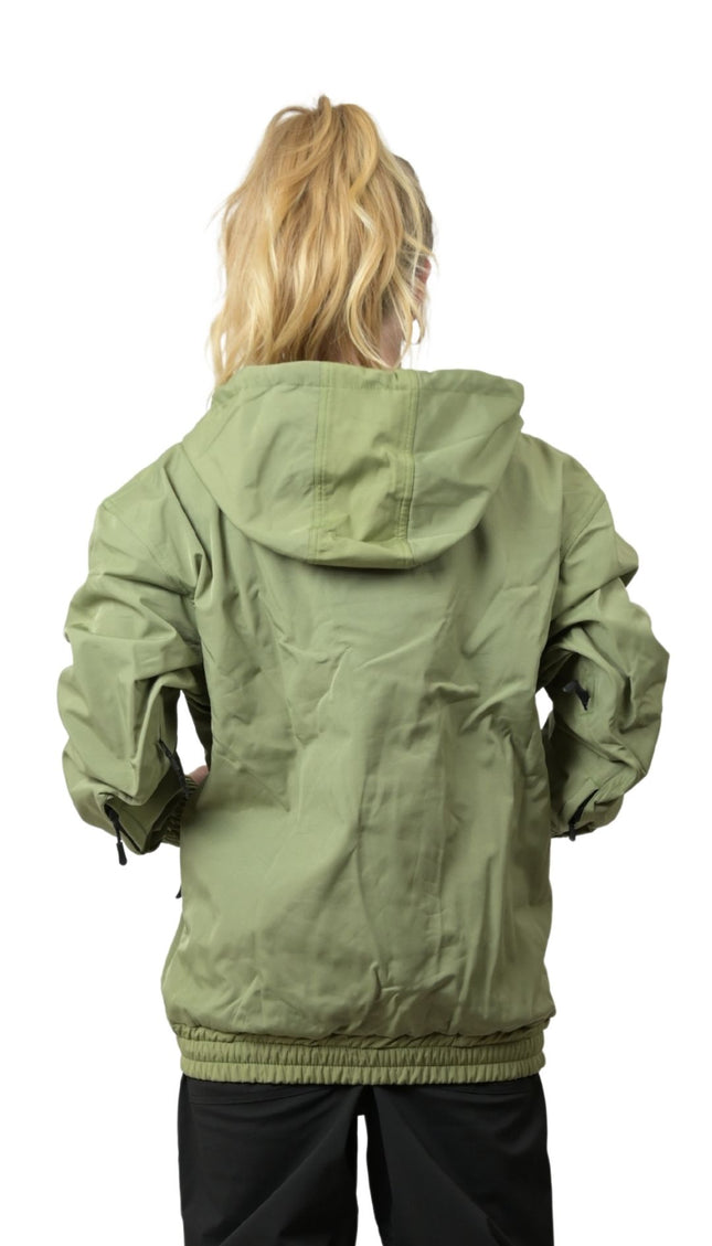 FAM WATERPROOF RIDING HOODIE: ARMY GREEN