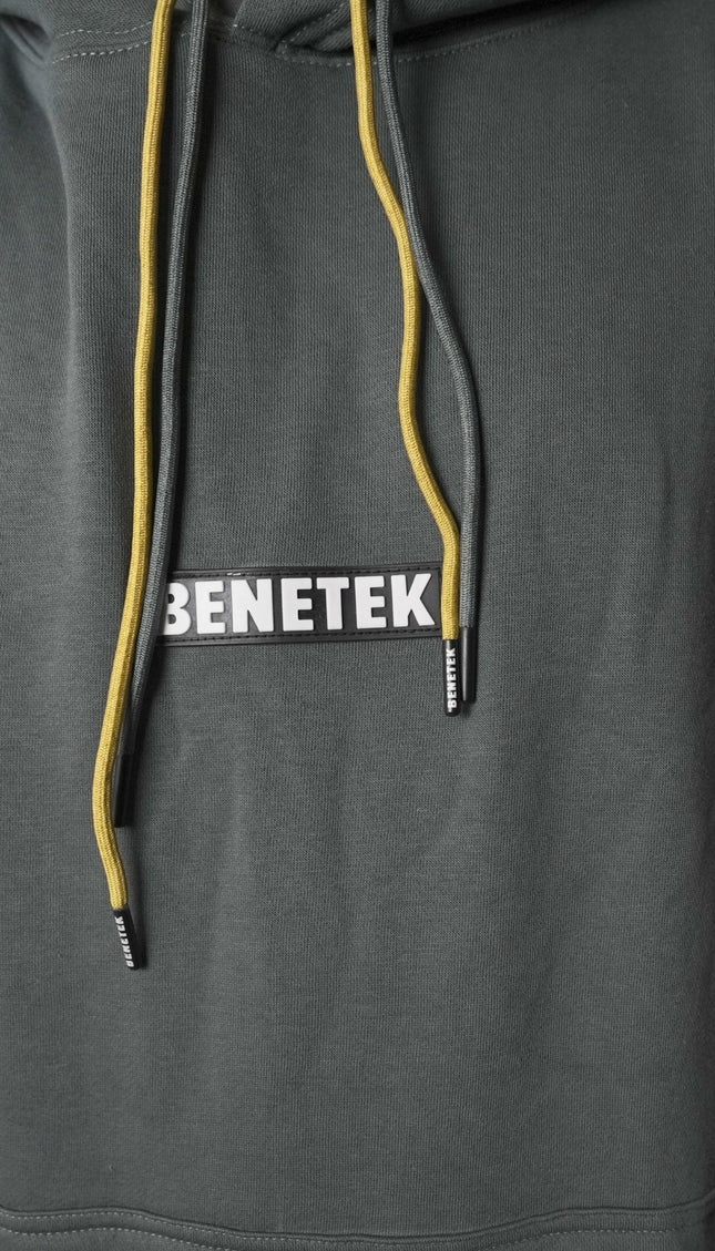 RIDING COTTON HOODIE: TIMBER SLATE