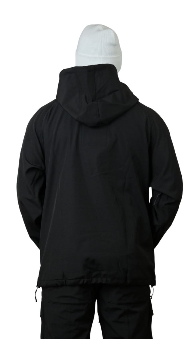 VIBE WATERPROOF TECH HOODIE: BLACK