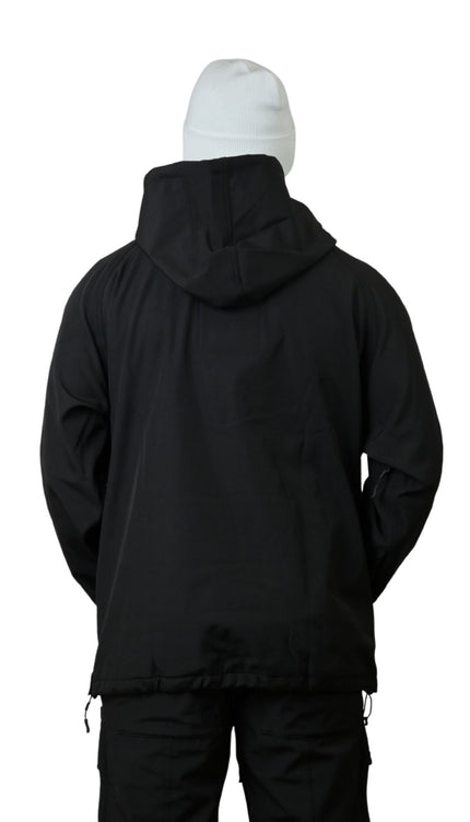 VIBE WATERPROOF TECH HOODIE: BLACK