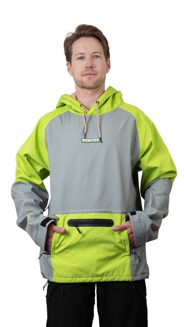 Exclusive Tech Hoodie:GRAY CAUTION