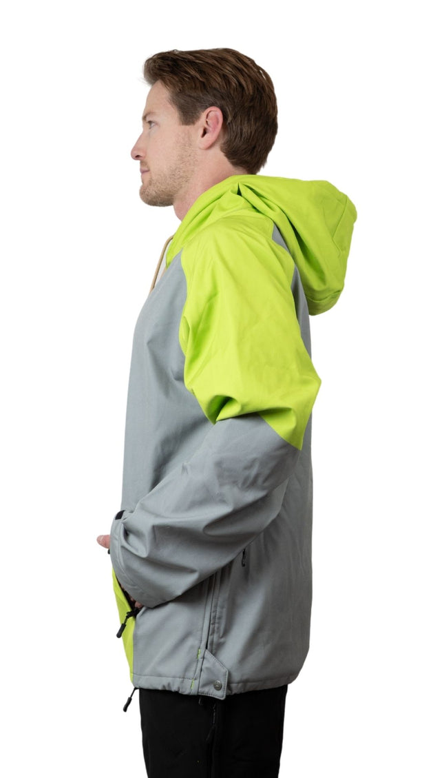 Exclusive Tech Hoodie:GRAY CAUTION