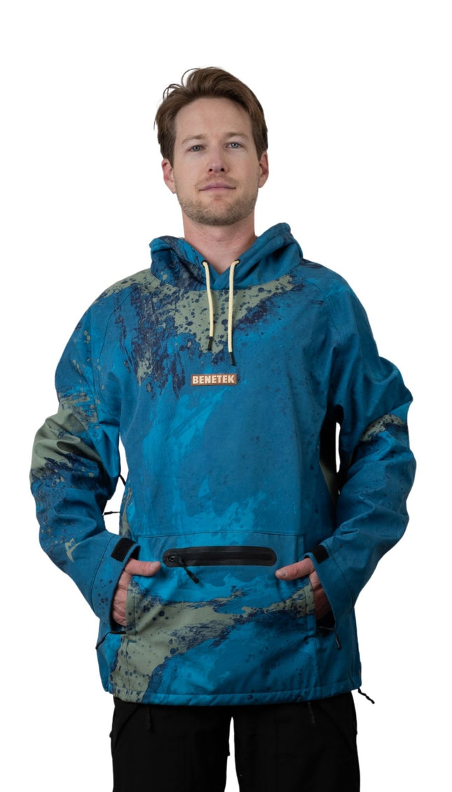 Exclusive Tech Hoodie: BLUE MARBLE