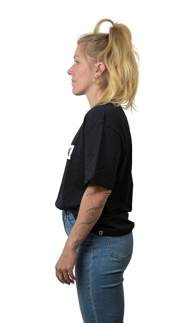 CREW TEE: BLACK
