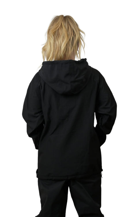 VIBE WATERPROOF TECH HOODIE: BLACK