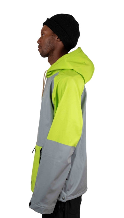 Exclusive Tech Hoodie:GRAY CAUTION
