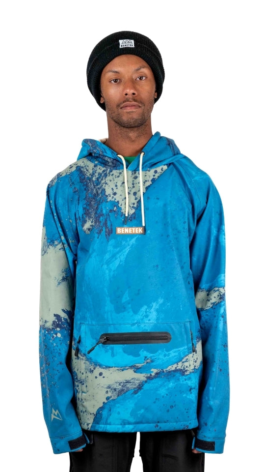 Exclusive Tech Hoodie: BLUE MARBLE