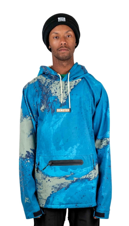 Exclusive Tech Hoodie: BLUE MARBLE