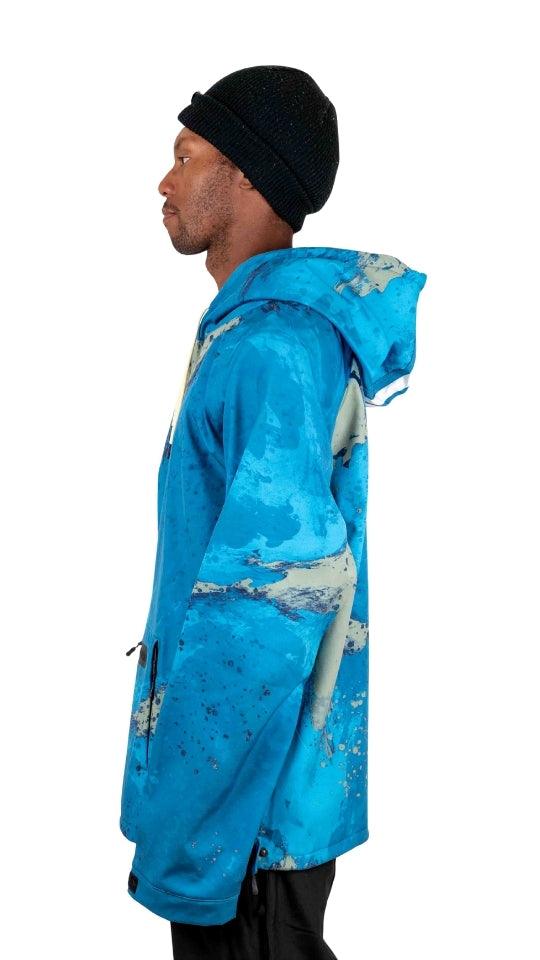 Exclusive Tech Hoodie: BLUE MARBLE