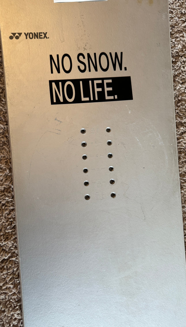 NO SNOW NO LIFE STICKER: BLACK