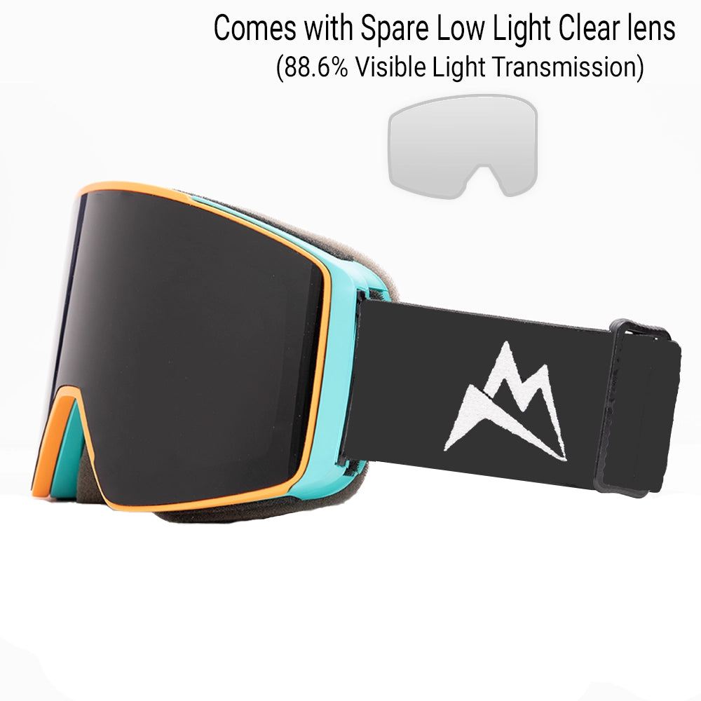 Teal and Orange Magnetic Snow Goggle (Normally $199.99)