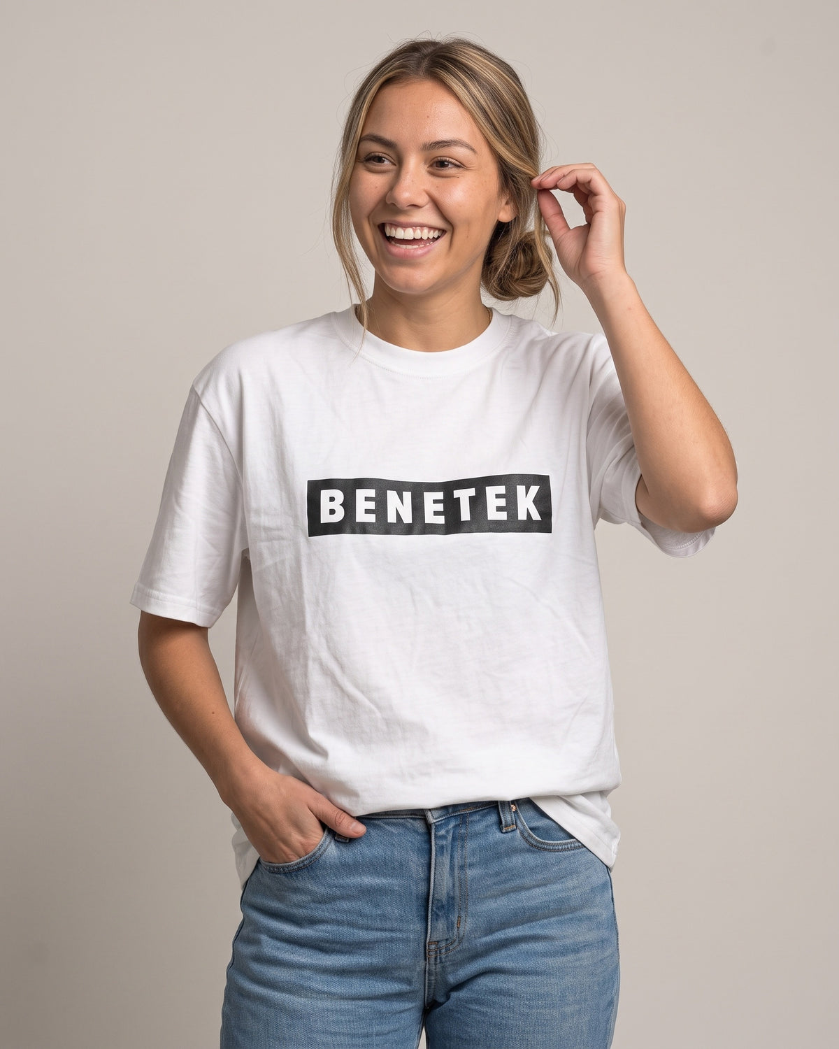 CREW TEE: WHITE