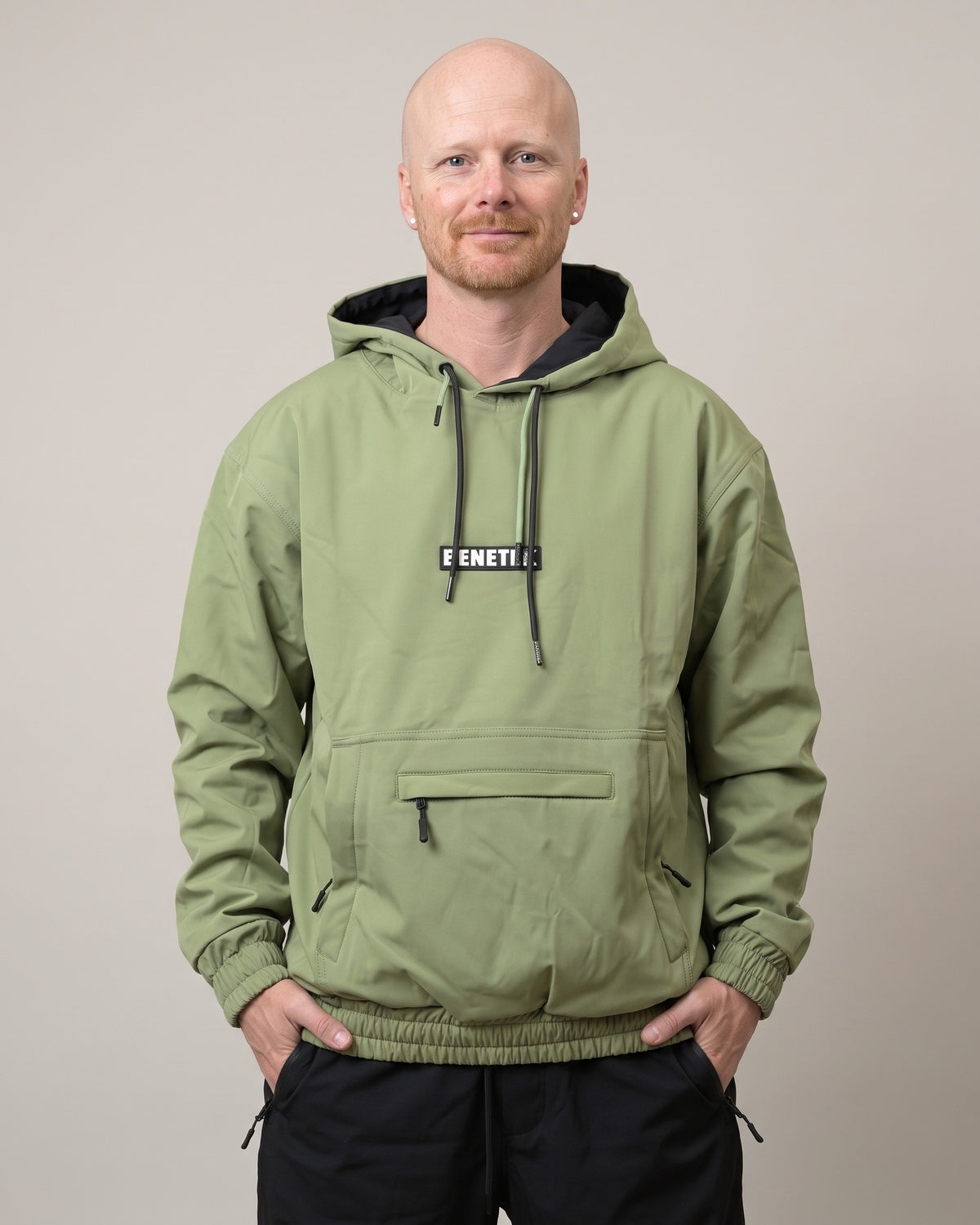 FAM WATERPROOF RIDING HOODIE: ARMY GREEN