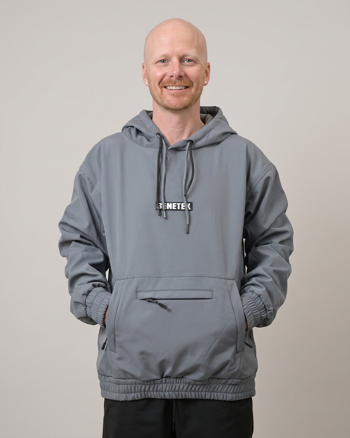 FAM WATERPROOF RIDING HOODIE: SLATE GRAY