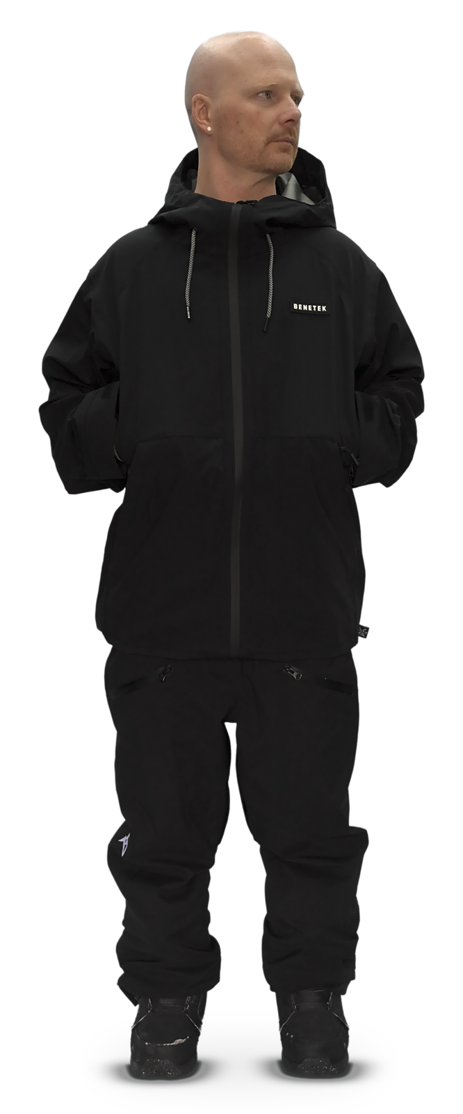 Black Focus Jacket, front