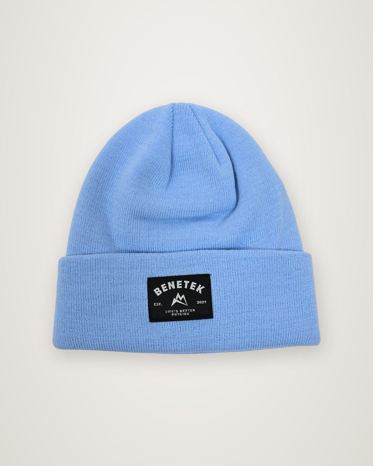 ACRYLIC BEANIE: LIGHT BLUE