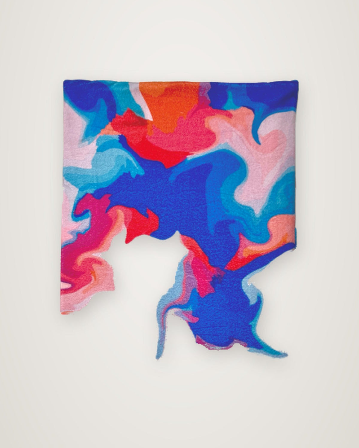REVERSIBLE NECK WARMER: CANDY/BLACK