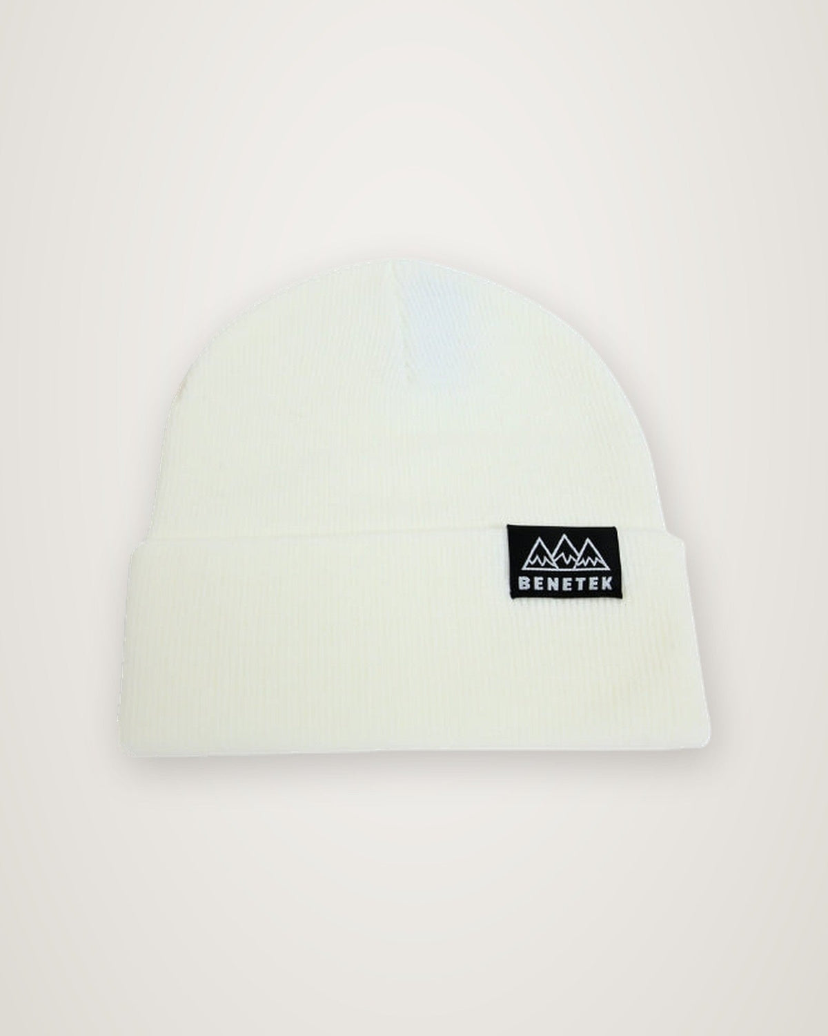 ACRYLIC BEANIE: WHITE