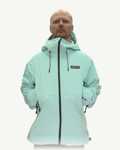 Example photo: standing straight, facing the camera, hands in the front pockets