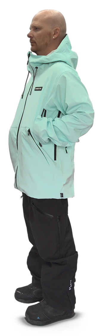 Mint Focus Jacket, side view
